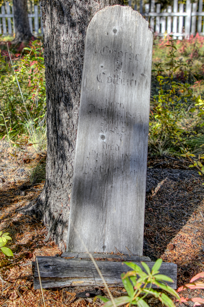 The Atlin Pioneer Cemetery. 