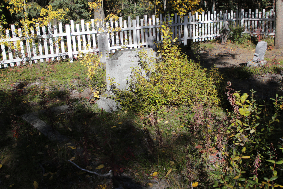 The Atlin Pioneer Cemetery. 