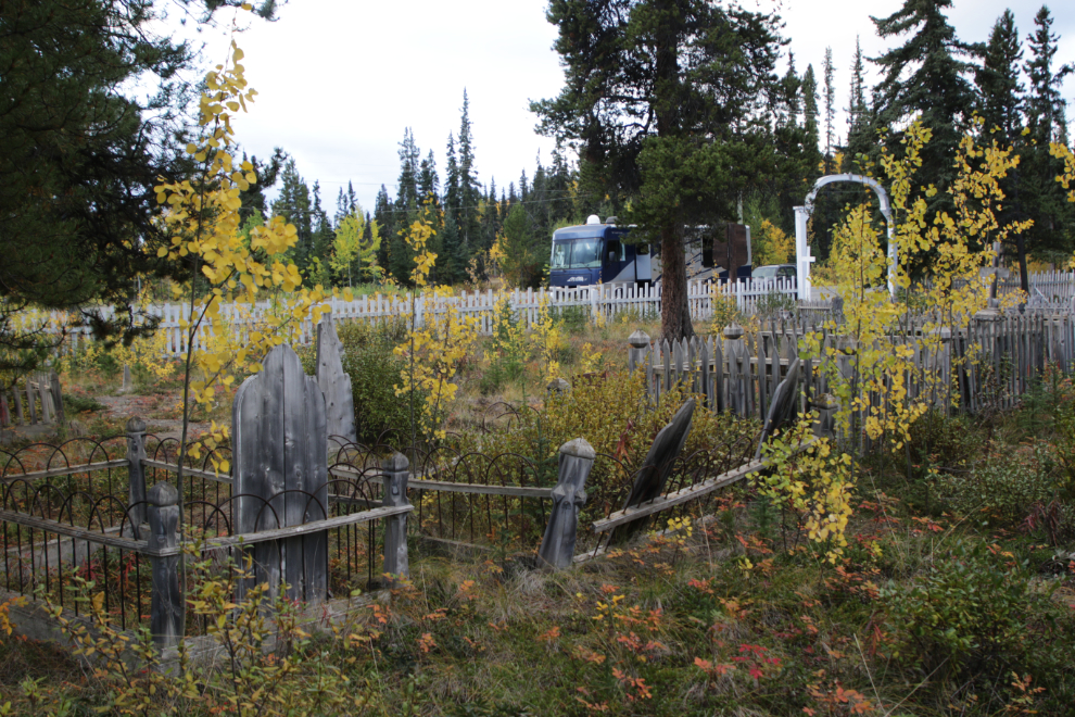 The Atlin Pioneer Cemetery. 