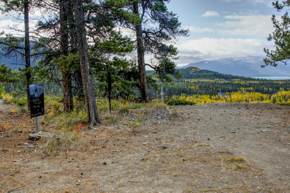 The pet cemetery at Atlin, BC.