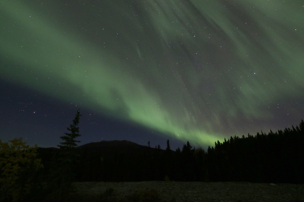 The Northern Lights at Whitehorse, Yukon.