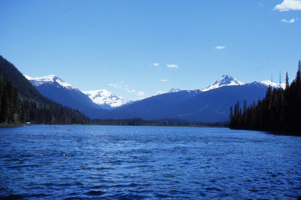 Paddling BC's Bowron Lakes circuit in 1968 - the Bowron River.