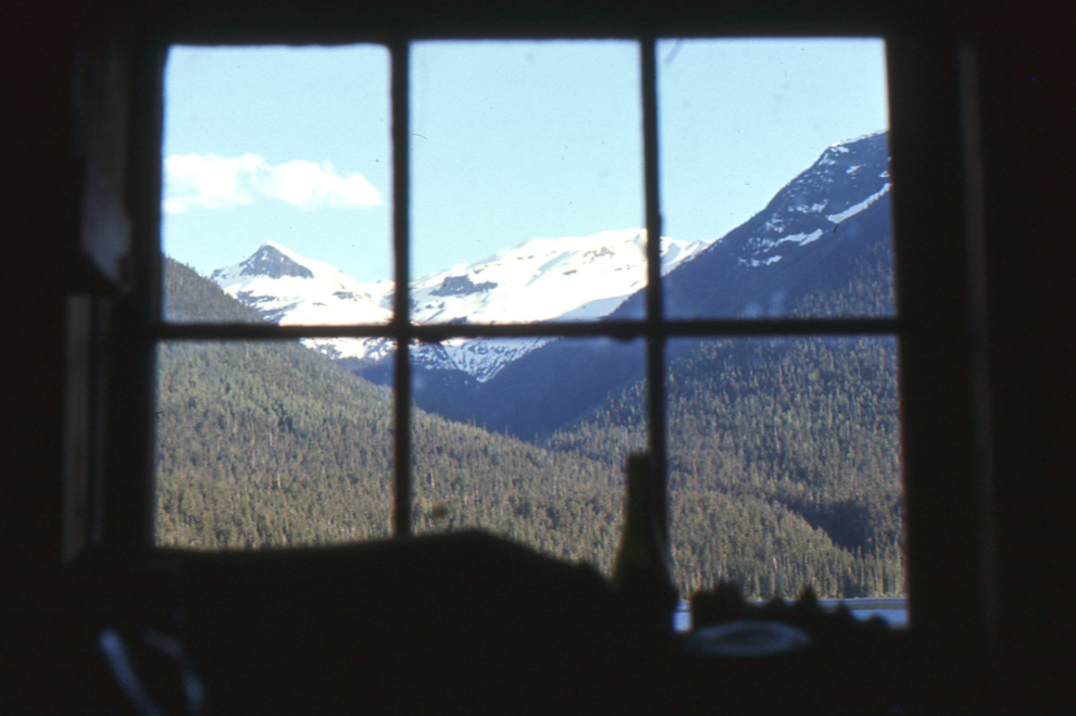 Paddling BC's Bowron Lakes circuit in 1968 - an old trapper's cabin.