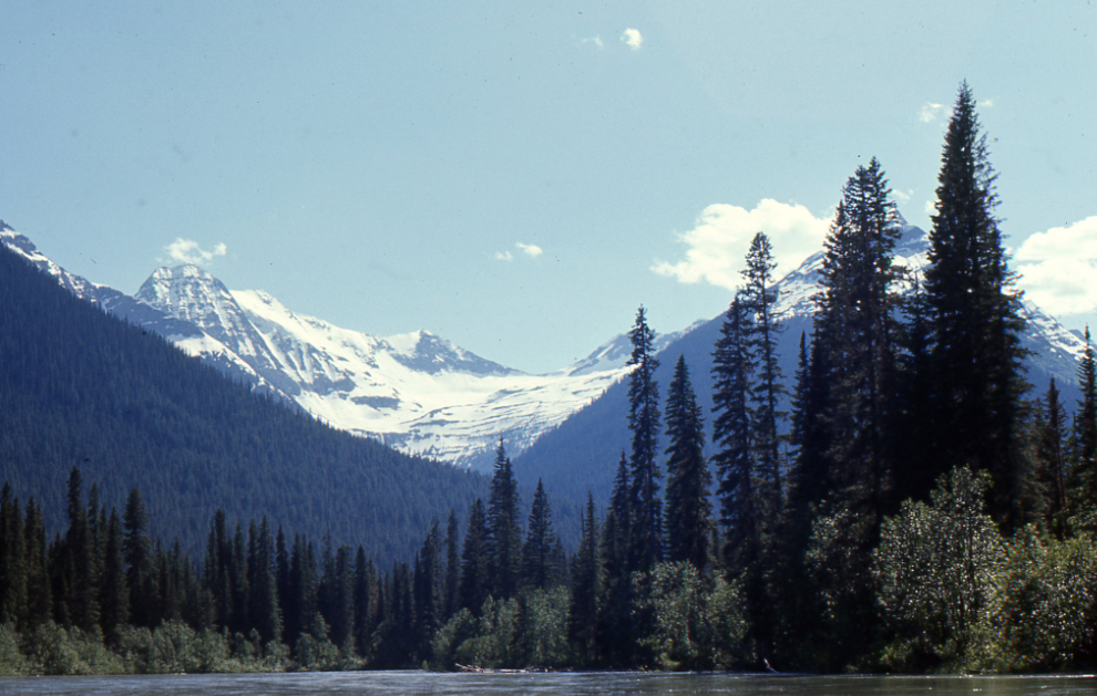 Paddling BC's Bowron Lakes circuit in 1968.