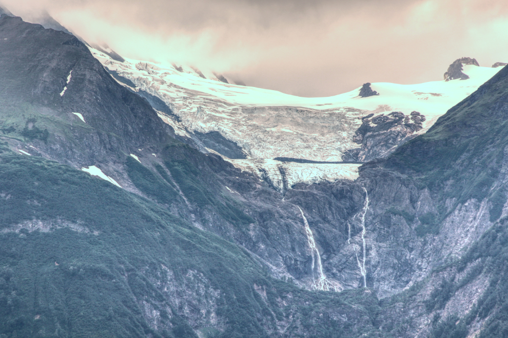 Rainbow Glacier at Haines, Alaska.