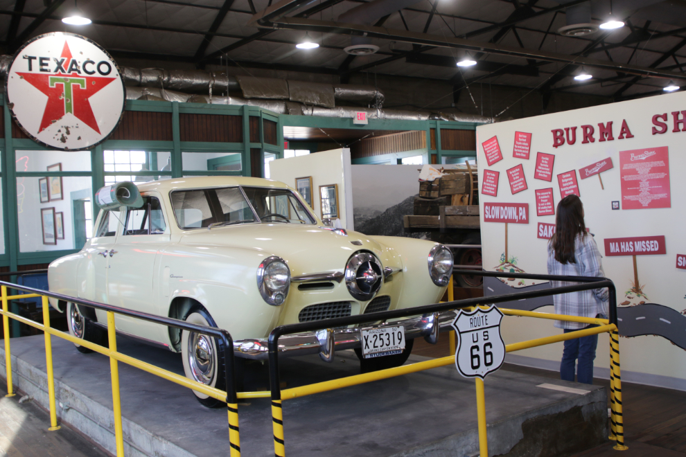 1950 Studebaker Champion at the Arizona Route 66 Museum in Kingman.