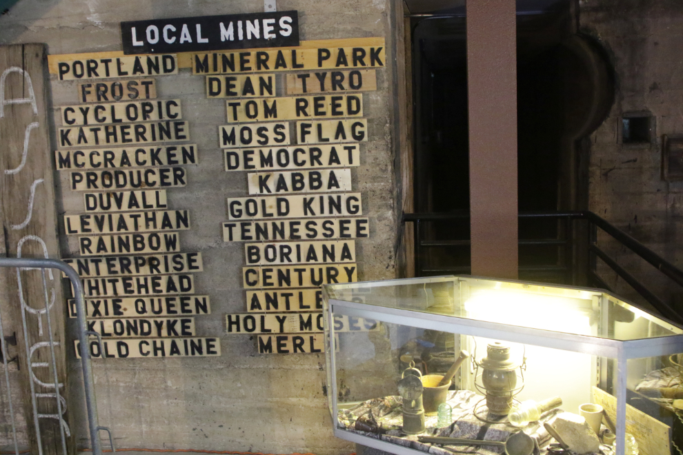 Mining display at the Arizona Route 66 Museum in Kingman.