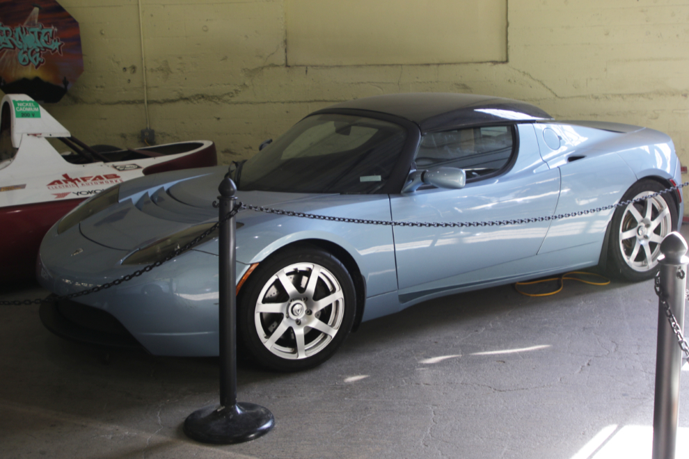 2008 Tesla Roadster EV in Kingman, Arizona.