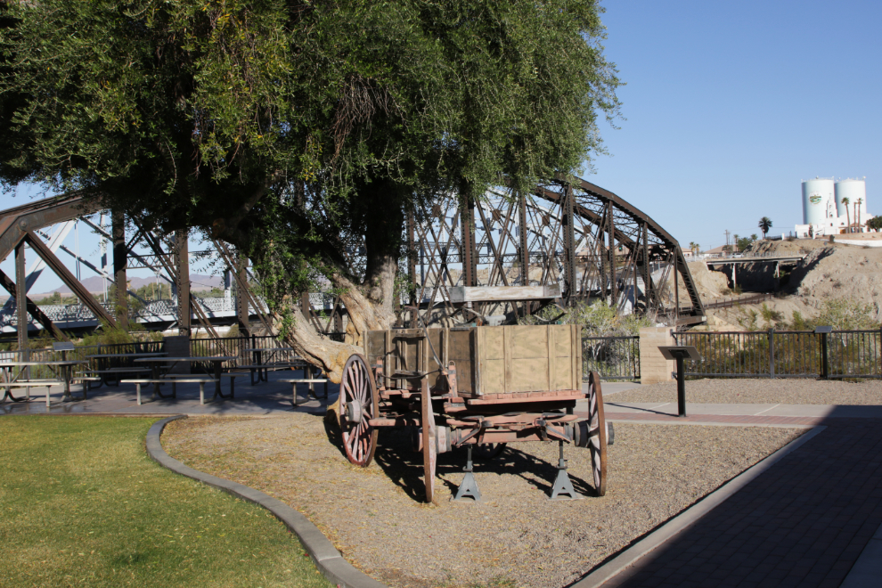 Freight wagon at Yuma Territorial Prison State Historic Park.