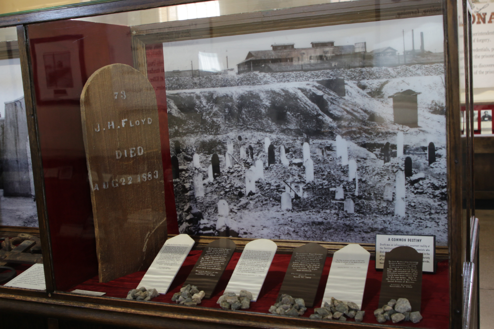 Cemetery display at Yuma Territorial Prison State Historic Park.