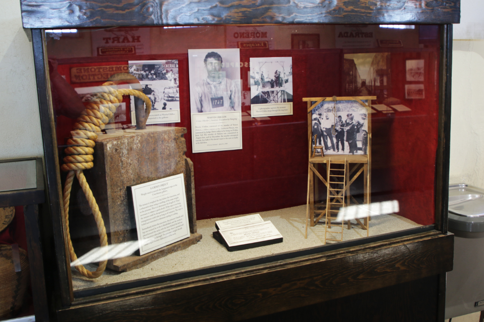 The 1905 hanging of murderer Martin Ubillos at Yuma Territorial Prison State Historic Park.