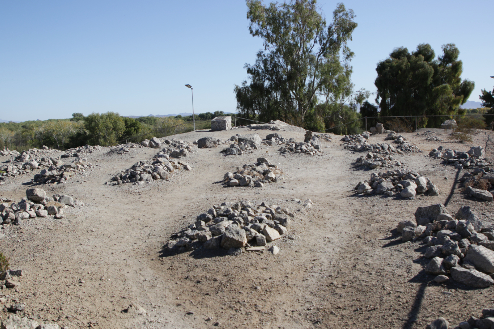 The cemetery at Yuma Territorial Prison State Historic Park.