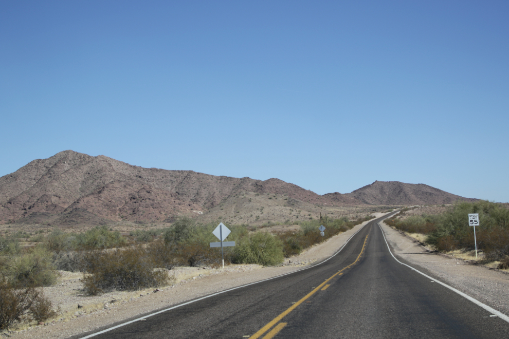 Painted Rock Road, Arizona.