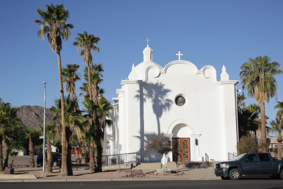 Immaculate Conception Catholic Church in Ajo, Arizona.