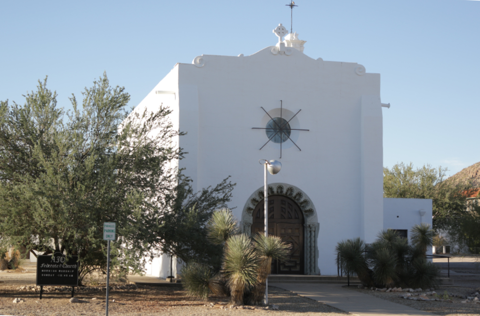 Ajo Federated Church in Ajo, Arizona.