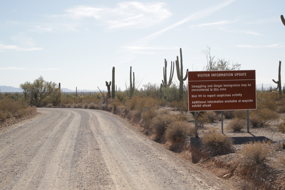 Ajo Mountain Drive loop, Organ Pipe Cactus National Monument, Arizona.