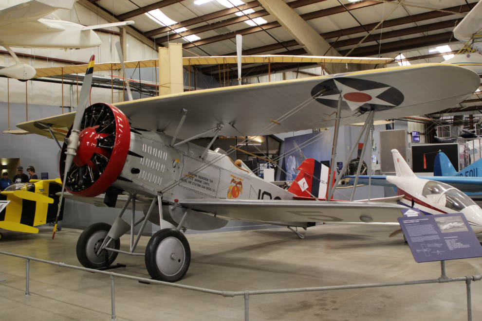 A 1931 Curtiss F6C-4 Hawk at Pima Air & Space Museum in Tucson.