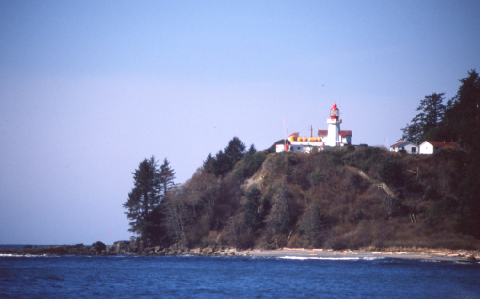 The historic Carmanah Point Lighthouse on Vancouver Island.
