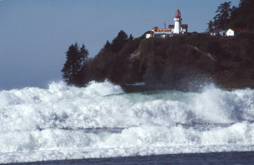 The historic Carmanah Point Lighthouse on Vancouver Island.