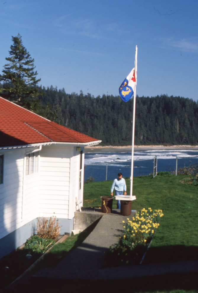 The Carmanah Point Lighthouse, 1990.