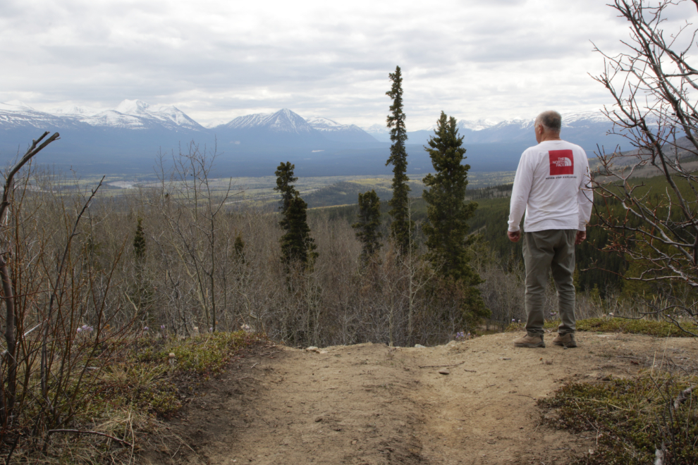 Murray Lundberg on the Stony Creek Trail, Yukon.
