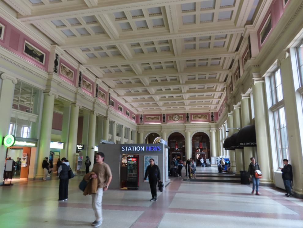Vancouver's beautiful and historic Canadian Pacific Railway station, built in 1910.