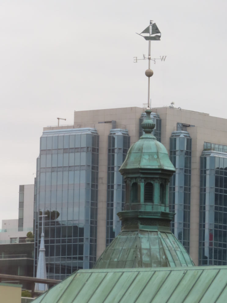 A tower on the Sinclair Centre in Vancouver.