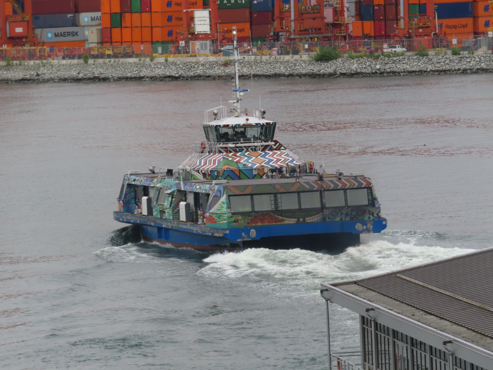 A Seabus ferry at Vancouver.