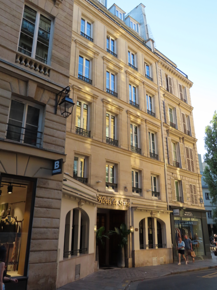 The Hotel de Seine in Paris.