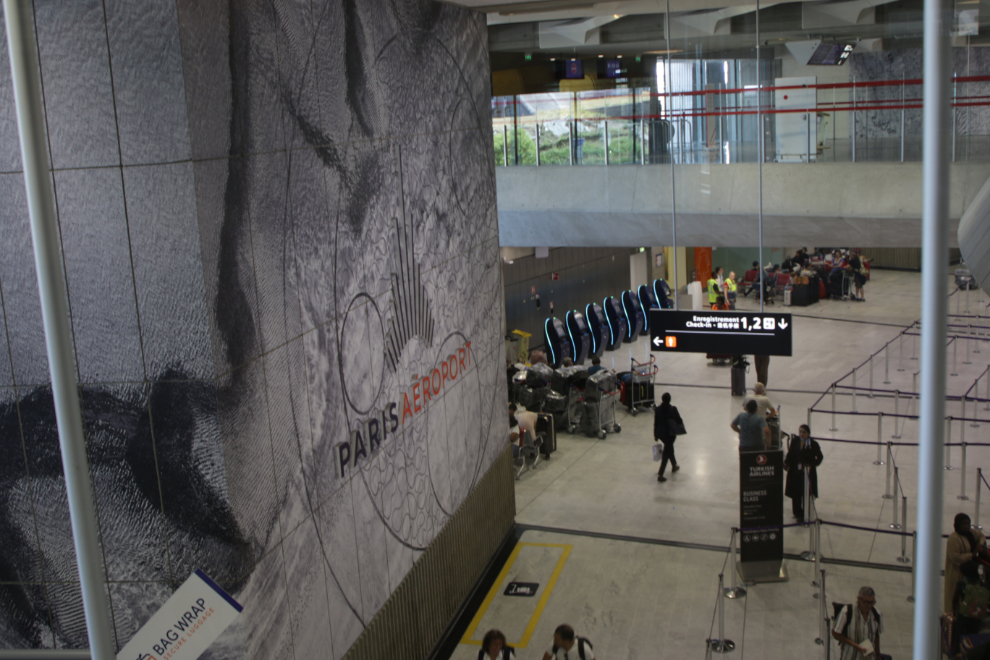 Welcome to Paris Airport. Voted the best airport in Europe 4 years in a row.