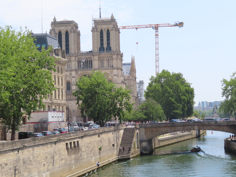 Notre-Dame de Paris, the world-famous medieval Catholic cathedral.