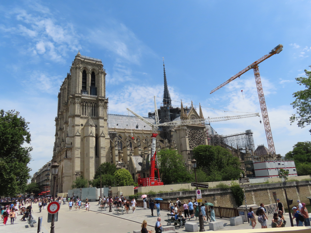Notre-Dame de Paris, the world-famous medieval Catholic cathedral.