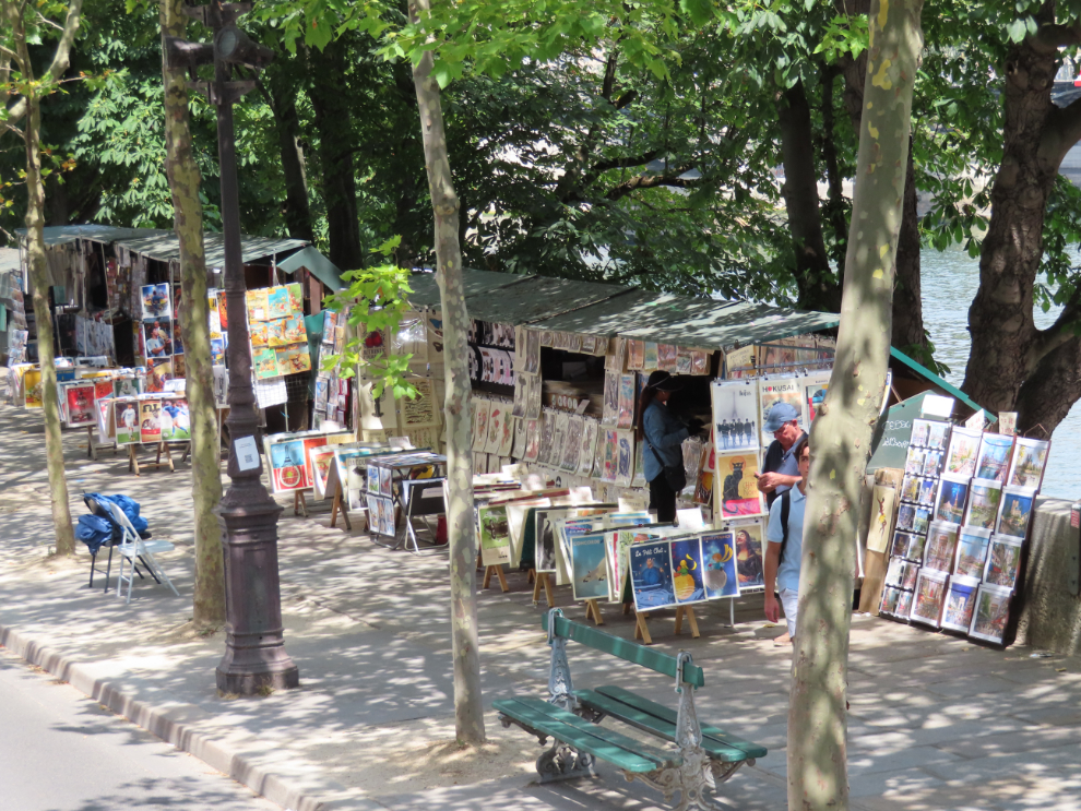 The Bouquinistes of Paris, who fold out green boxes along the Seine and turn them into book stores, are so unique that they have UNESCO status.