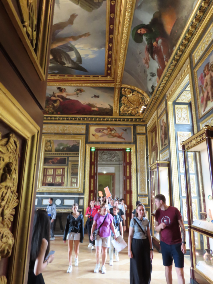 Some of the rooms at the Louvre Museum in Paris are truly mind-boggling.