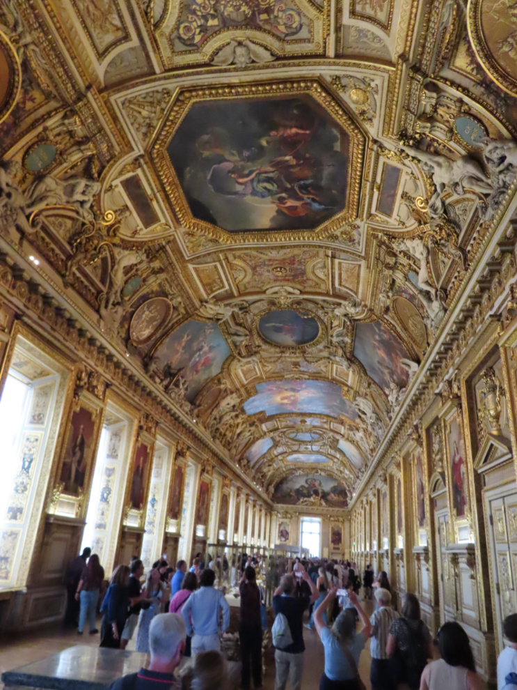Some of the rooms at the Louvre Museum in Paris are truly mind-boggling.
