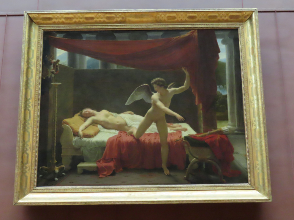 'Cupid and Psyche' by Francois-Edouard Picot, at the Louvre Museum in Paris.