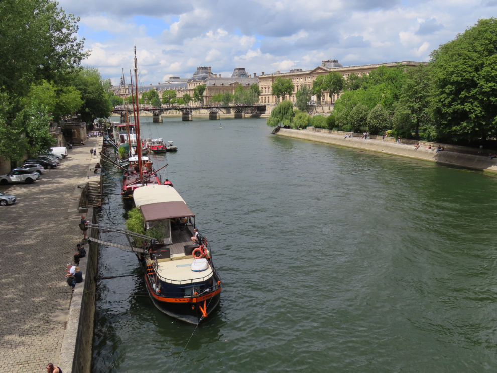The view from Pont Neuf in Paris.