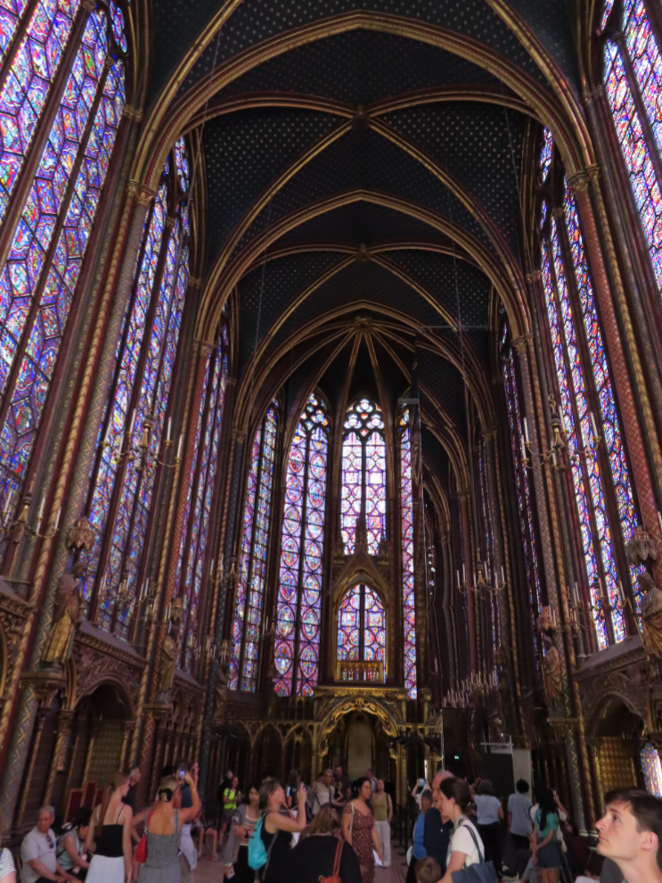 Sainte-Chapelle in Paris.