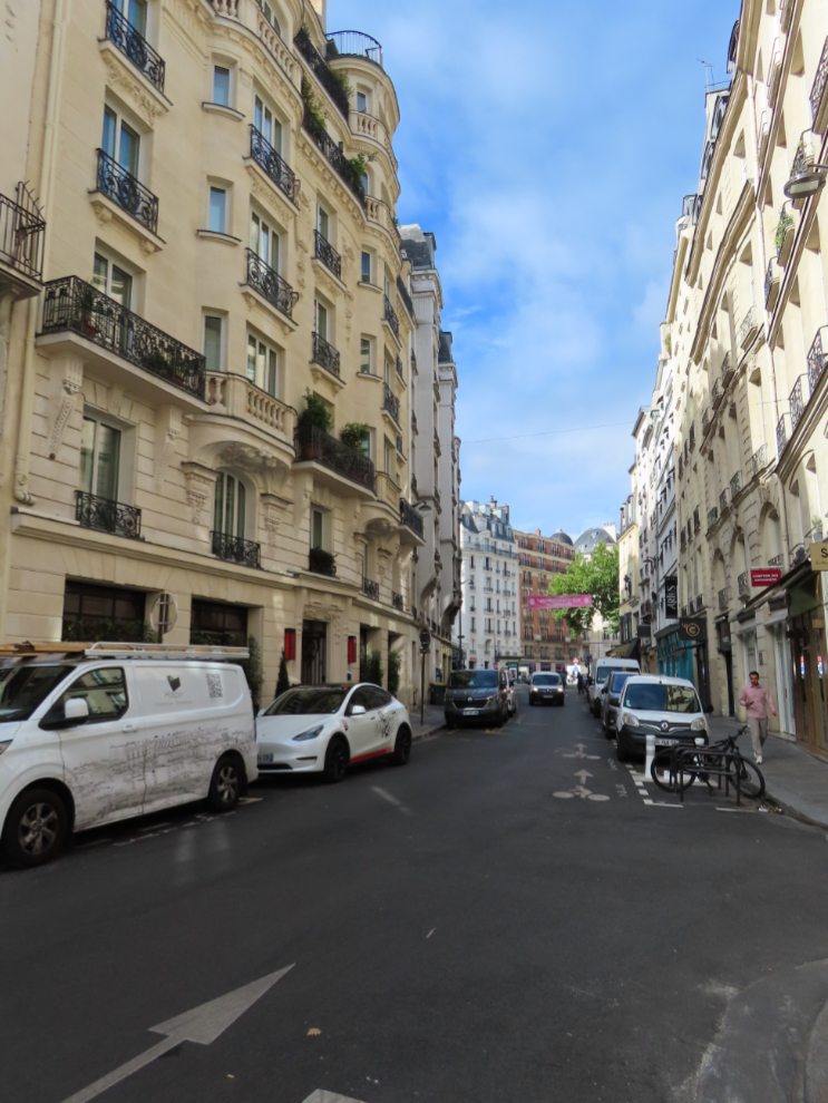 The Saint-Germain-des-Pres district in Paris.