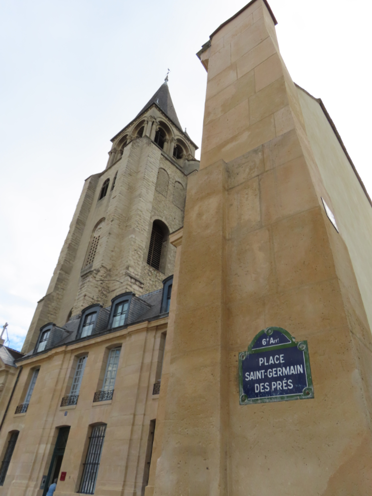The Church of Saint-Germain-des-Pres in Paris.