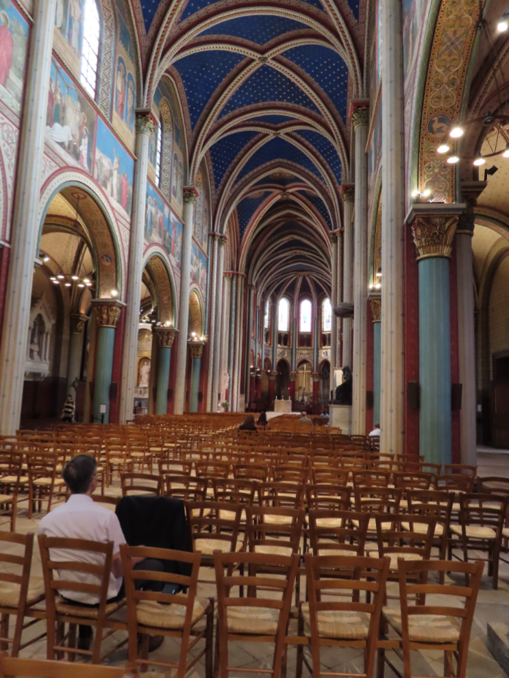The Church of Saint-Germain-des-Pres in Paris.