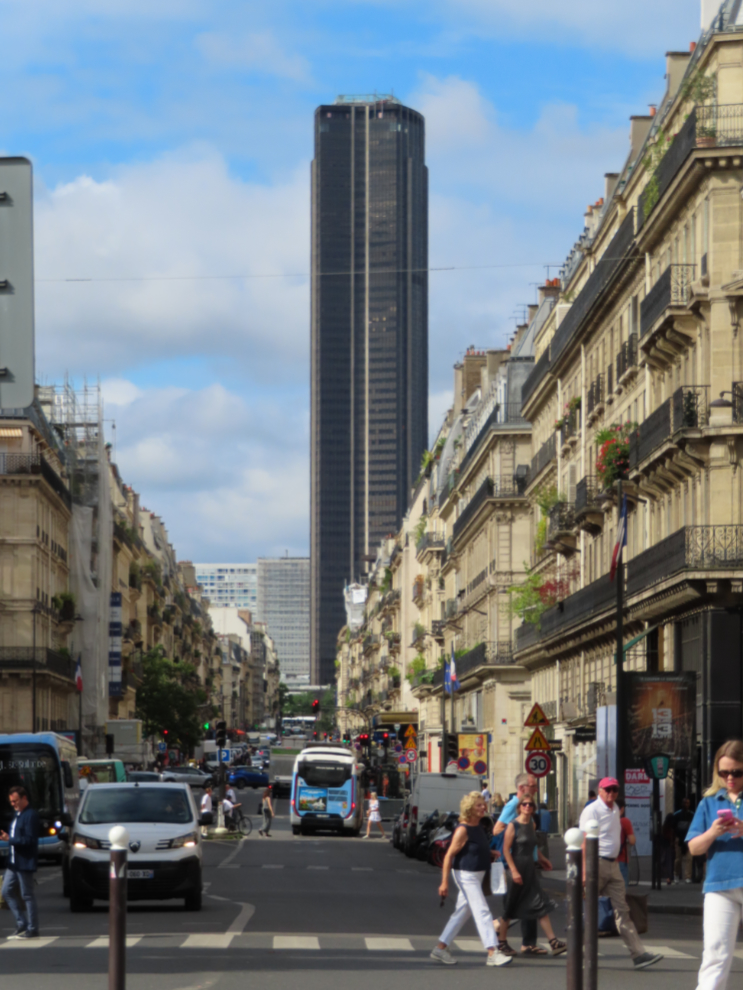Montparnasse Tower in Paris.
