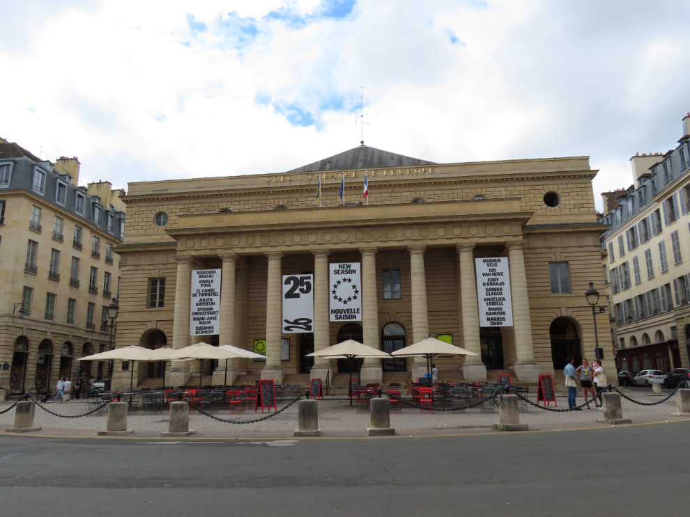 The Odeon-Theatre de l'Europe in Saint-Germain-des-Pres district in Paris.
