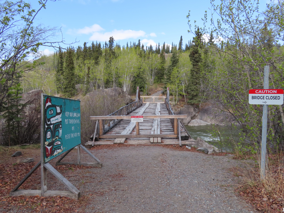 The historic Canyon Creek Bridge along the Alaska Highway.