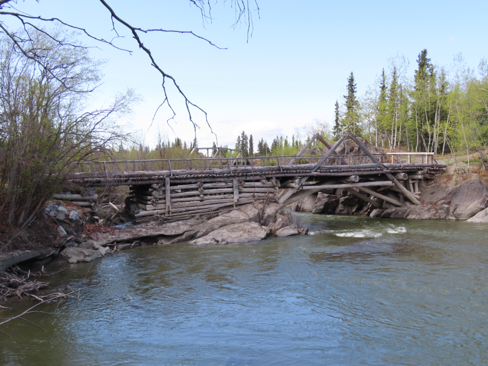 The historic Canyon Creek Bridge along the Alaska Highway.