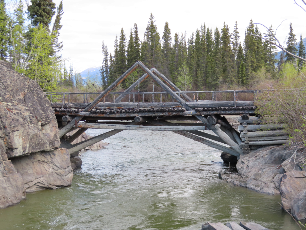 The historic Canyon Creek Bridge along the Alaska Highway.