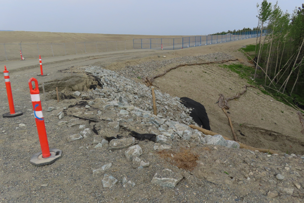 A slide along along the Whitehorse airport trails.