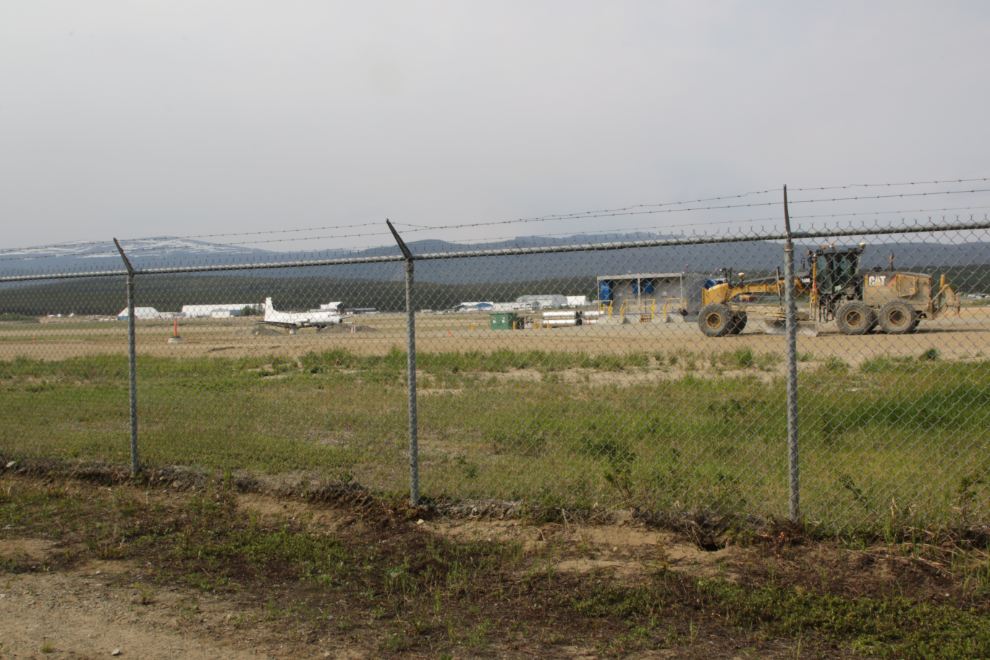 The most extensive rebuild and expansion of the Whitehorse airport since World War II is continuing