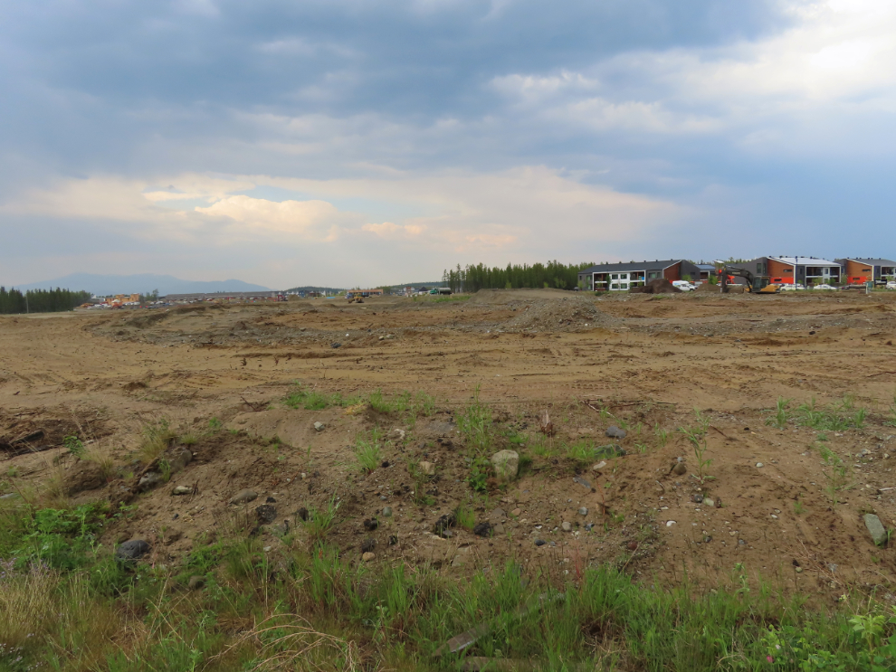 A new area being developed at the Whistle Bend community in Whitehorse, Yukon.