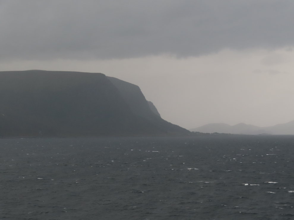 A look back as we sailed towards Aldalsnes, Norway.